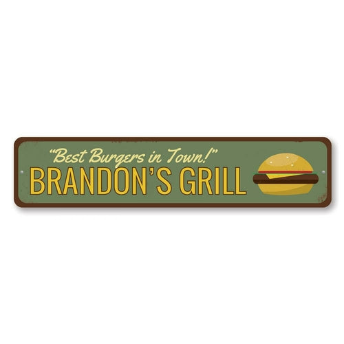 Best Burgers in Town Sign