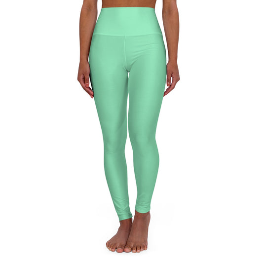 Womens High-waist Fitness Legging Yoga Pants - Seafoam Green