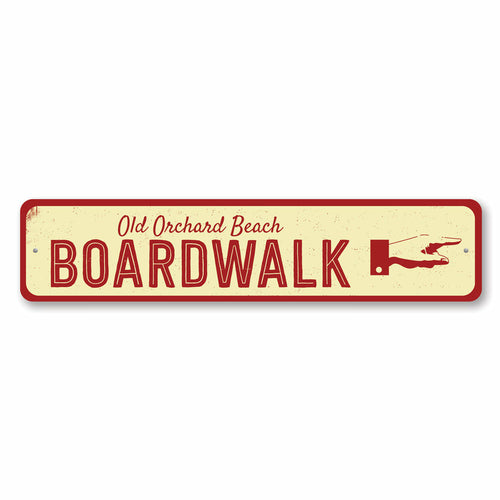 Boardwalk Pointing Hand Sign