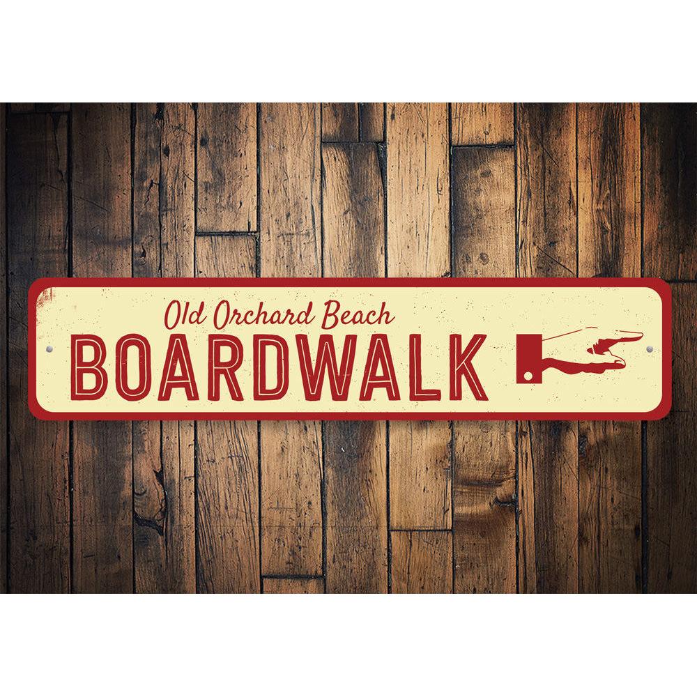 Boardwalk Pointing Hand Sign