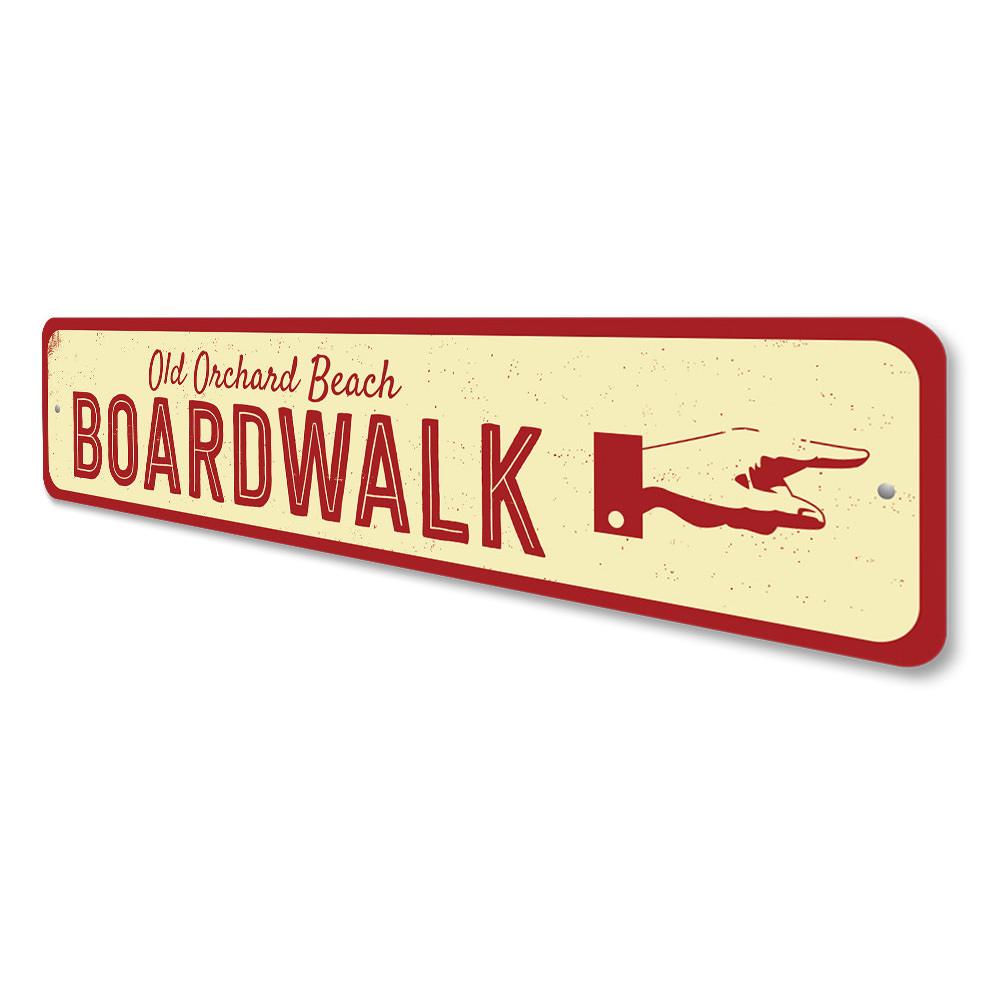 Boardwalk Pointing Hand Sign