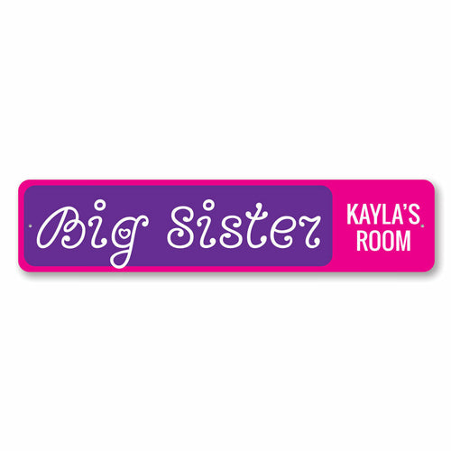 Big Sisters Room Sign