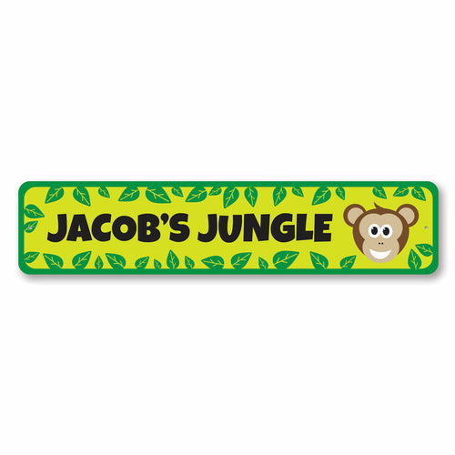 Monkey Kids Room Sign