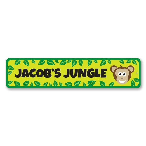 Monkey Kids Room Sign