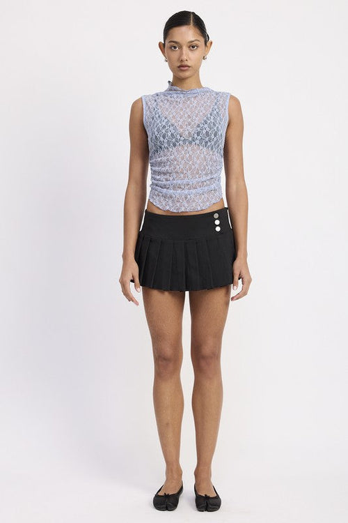 PLEATED MINI SKORT