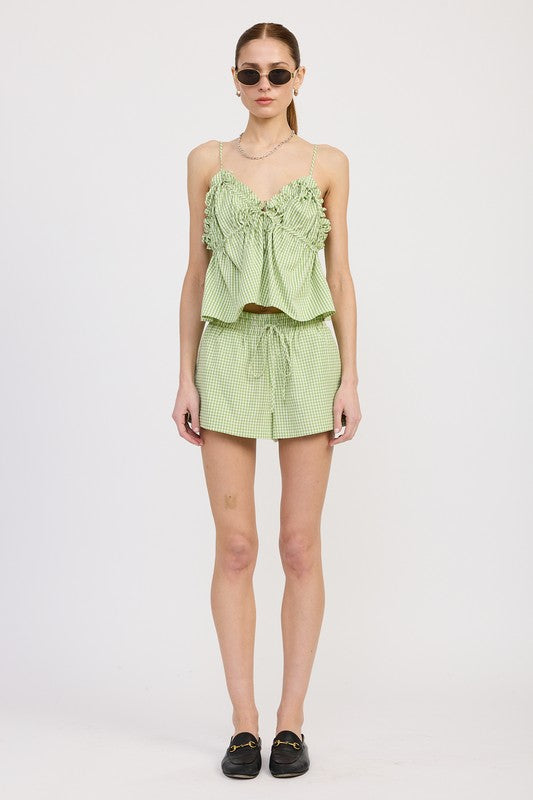 RUFFLE BABY DOLL TOP