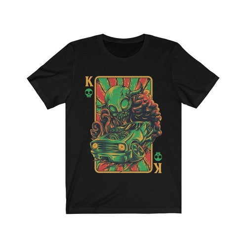 Psychedelic Art Hot Rod Gangster illustrational design T-Shirt
