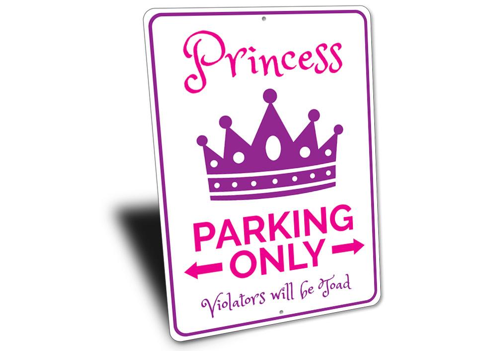 Princess Parking Sign