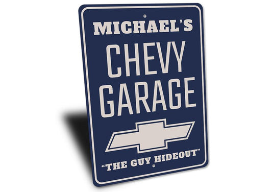 Chevy Logo Garage Sign