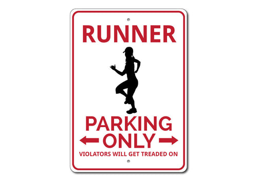 Runner Parking Sign