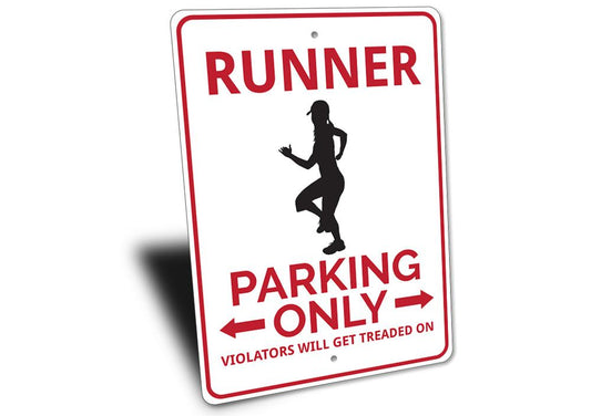 Runner Parking Sign