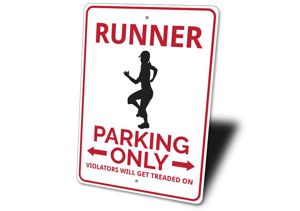 Runner Parking Sign