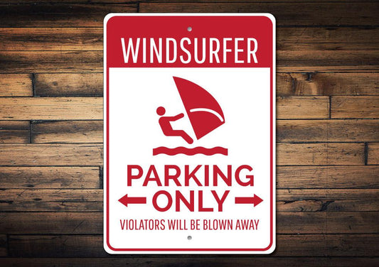 Windsurfer Parking Sign