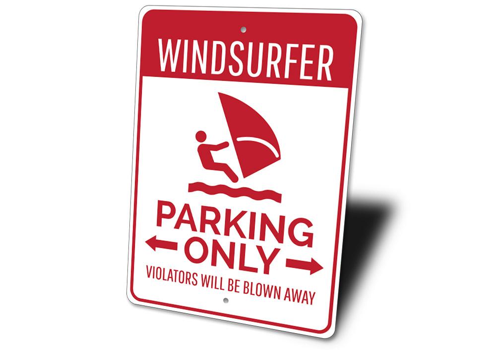 Windsurfer Parking Sign