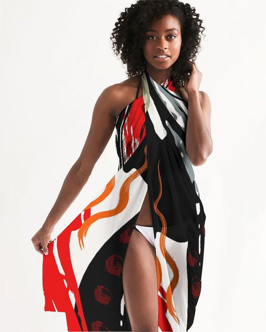 Sheer Sarong Swimsuit Cover Up Wrap / Circular Multicolor