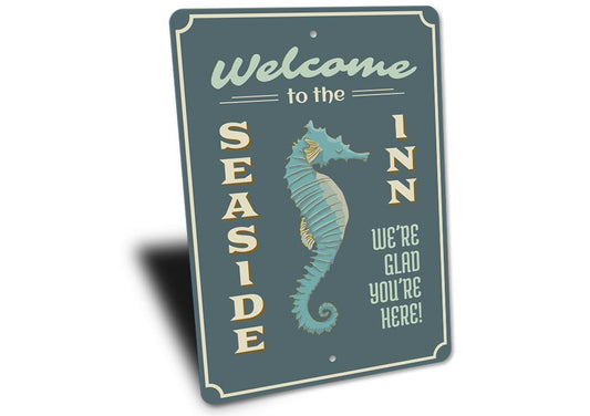Seaside Inn Welcome Sign