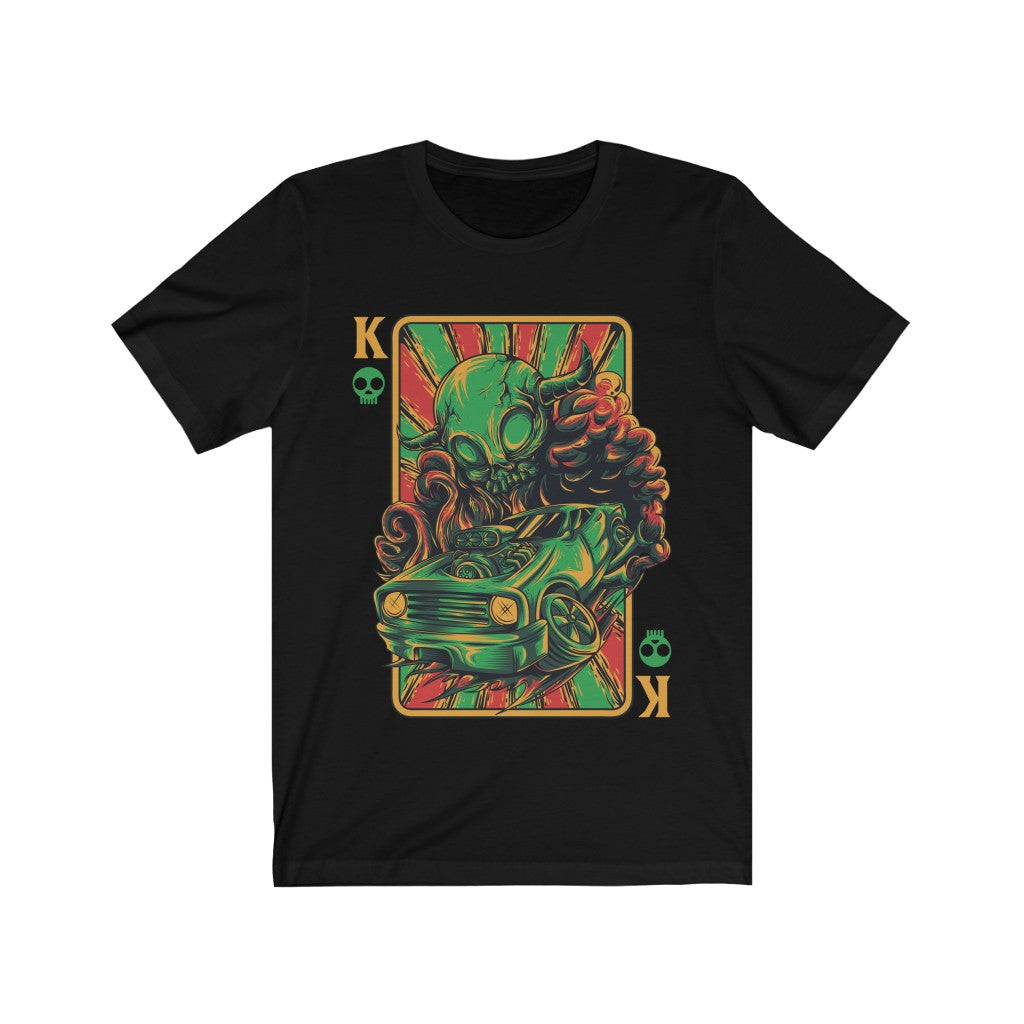 Psychedelic Art Hot Rod Gangster illustrational design T-Shirt