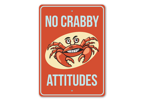 Funny Crab Sign
