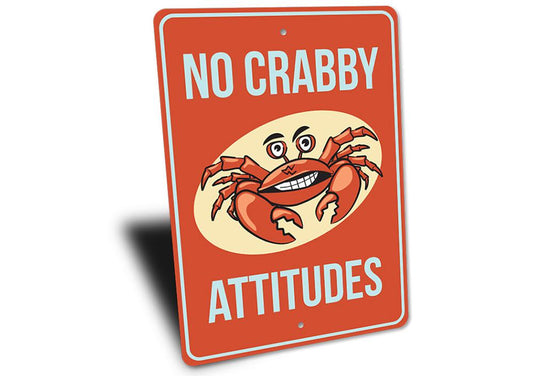 Funny Crab Sign