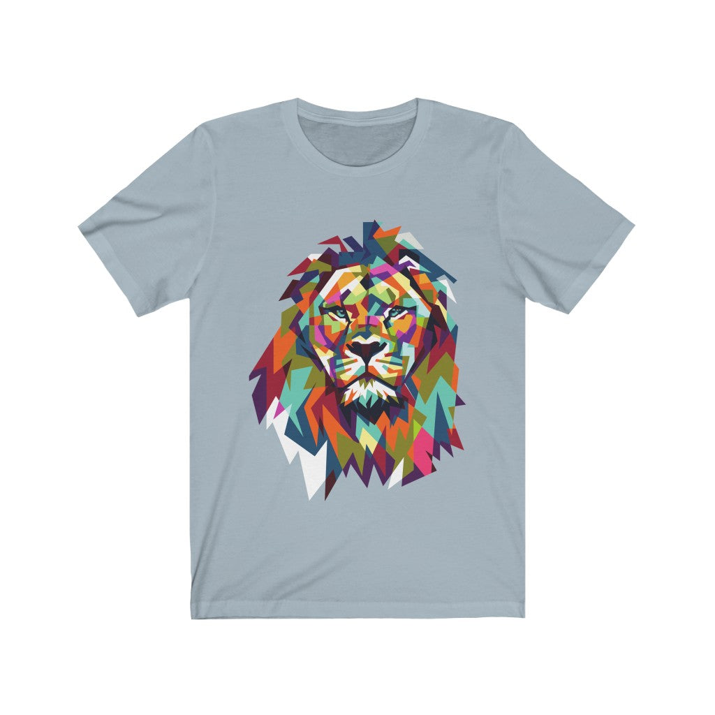 Great Colorful Lion Graphic T-Shirt