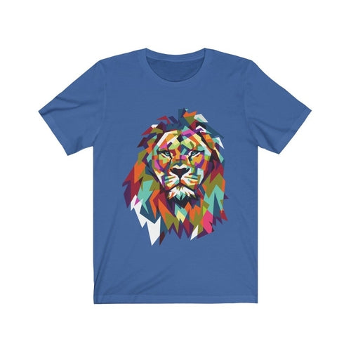 Great Colorful Lion Graphic T-Shirt