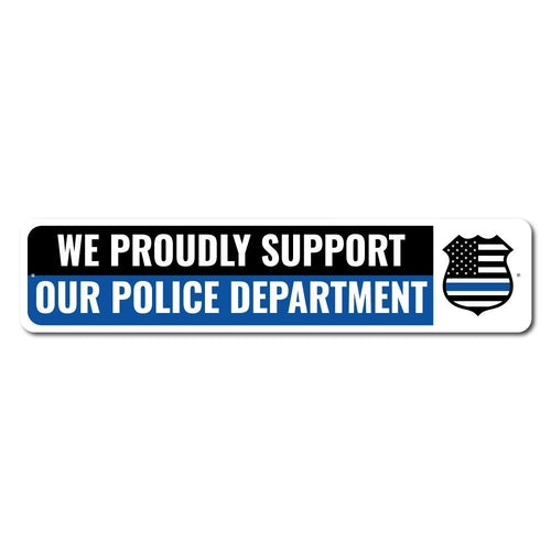 Police Supporter Sign