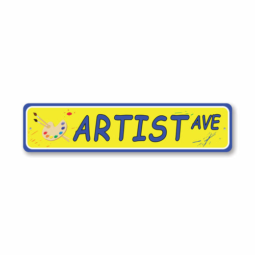 Artist Street Sign