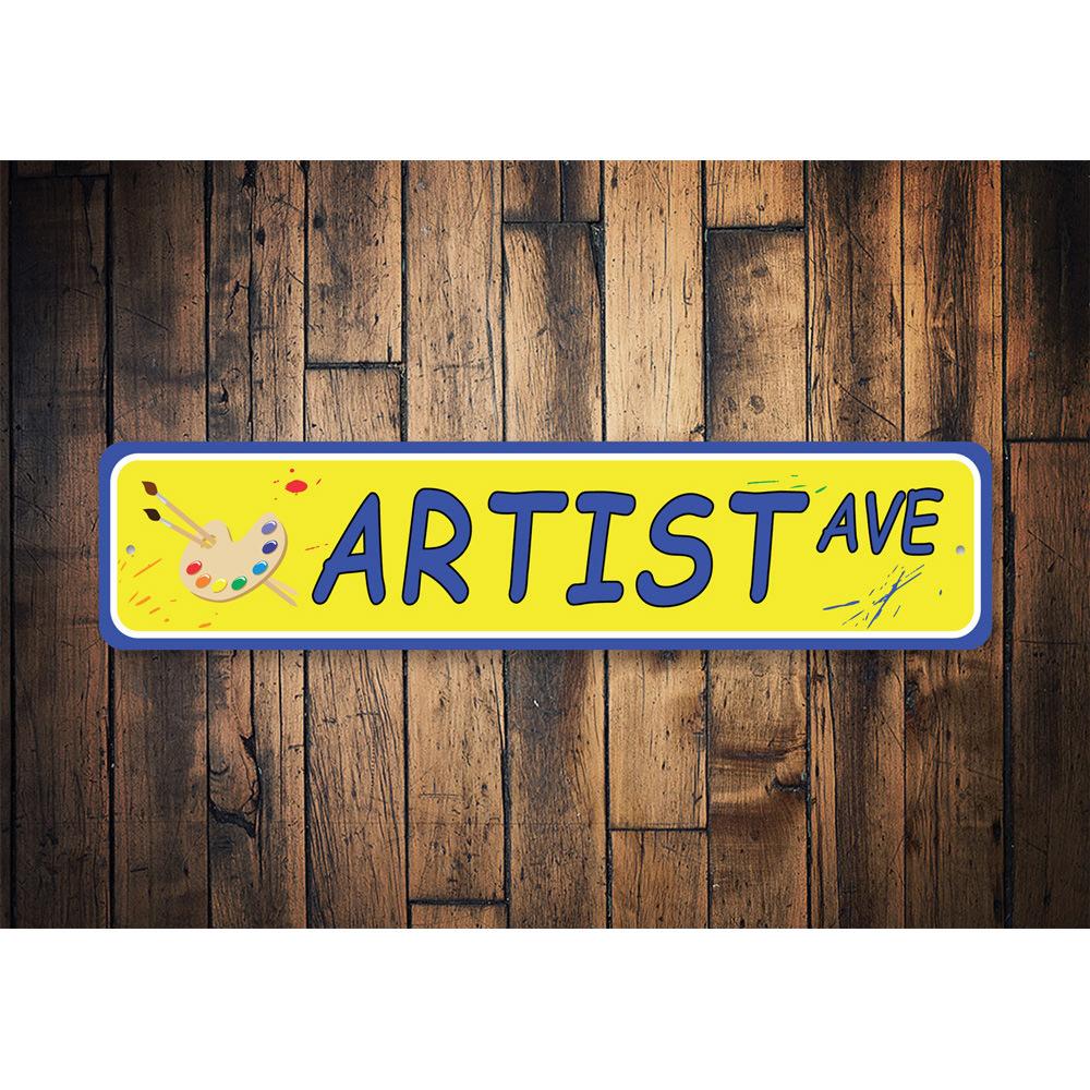 Artist Street Sign