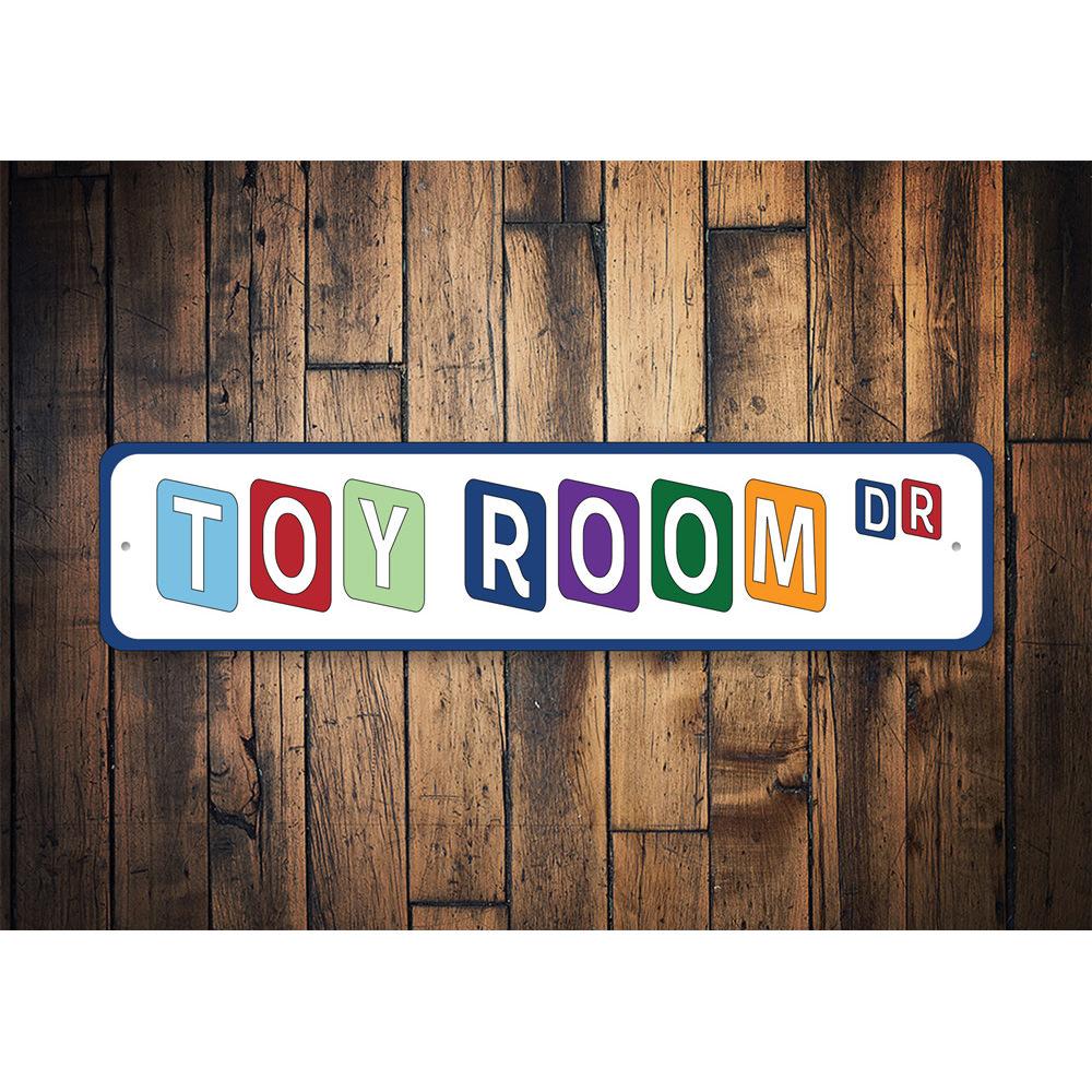 Toy Room Street Sign