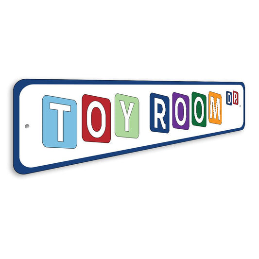 Toy Room Street Sign