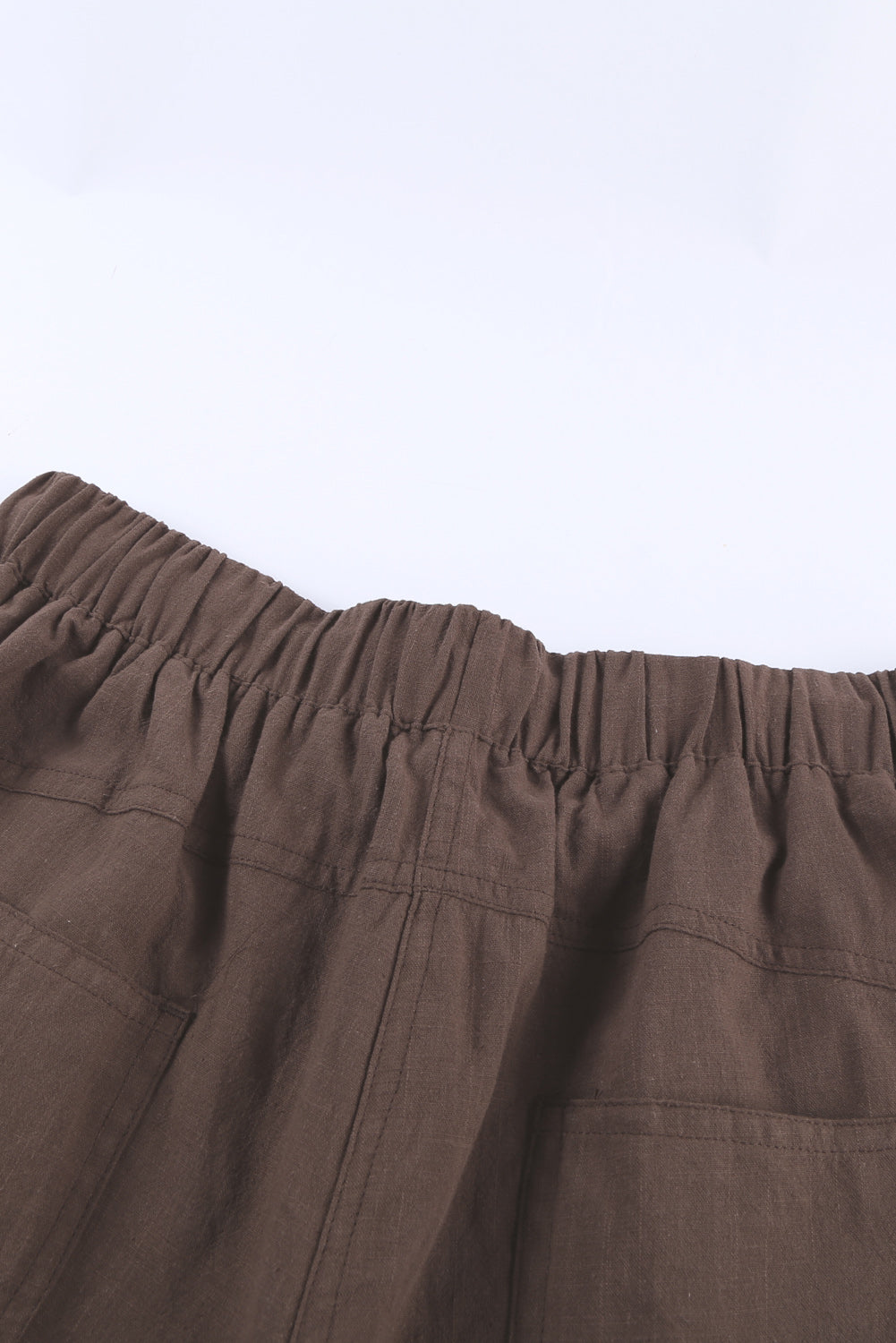 Women Casual Khaki Faylin Linen Women's Shorts
