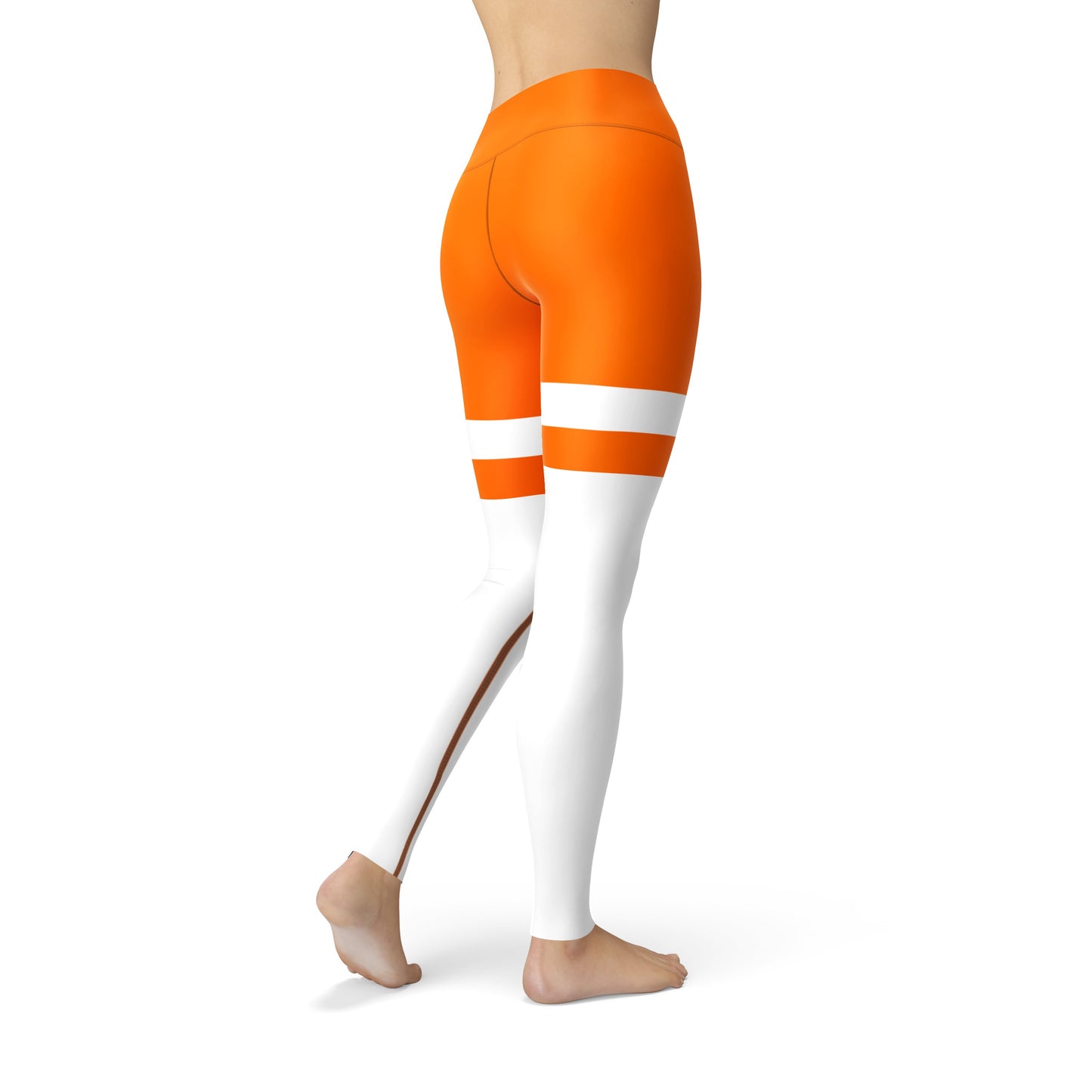 Neon Striped Jean Legging