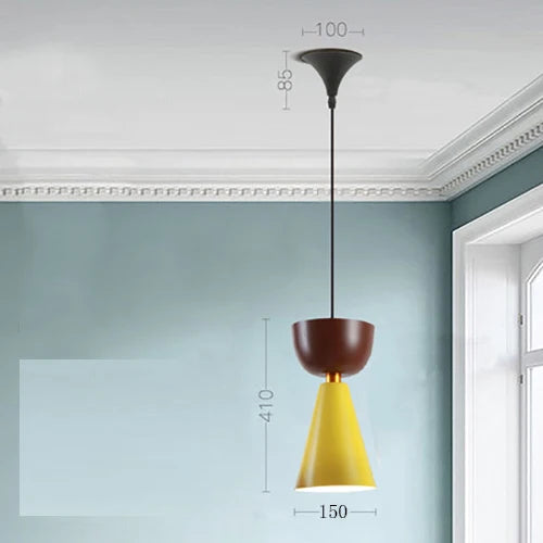 Nordic Loft Bedside Pendant Lights Bedroom Cafe Living Dining Room