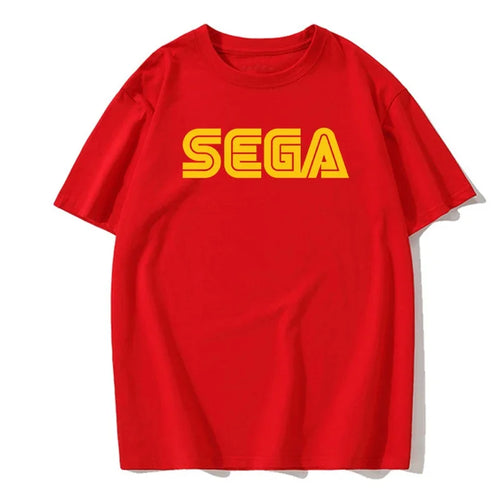 New Arrival Sega Logo Men T Shirts Summer Casual Short Sleeve Fashion
