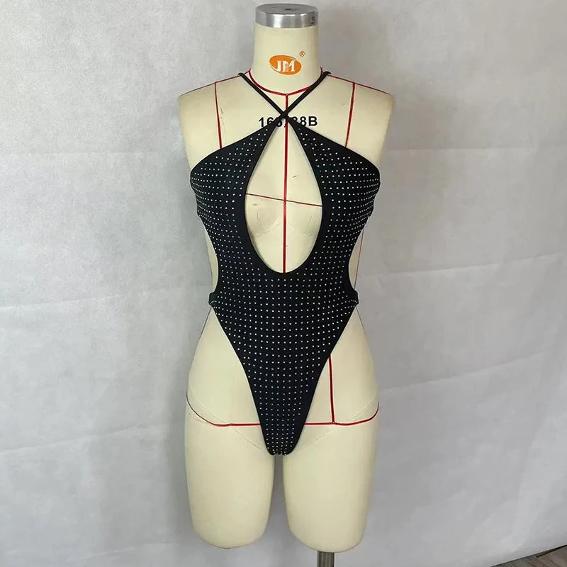 Diamond one piece swimsuit
