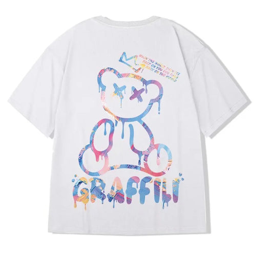 M-8XL Oversized Tshirts New Korean T-shirt Loose Summer Enlarged Round