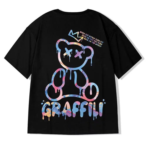 M-8XL Oversized Tshirts New Korean T-shirt Loose Summer Enlarged Round