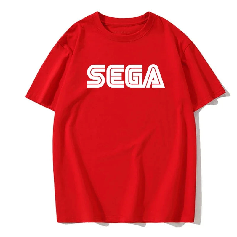 New Arrival Sega Logo Men T Shirts Summer Casual Short Sleeve Fashion