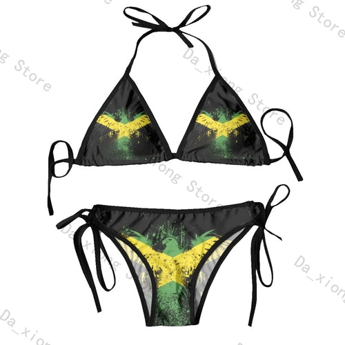 Jamaican Flag two piece swimsuit