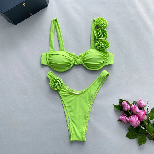 Flower Diva two piece swimsuit