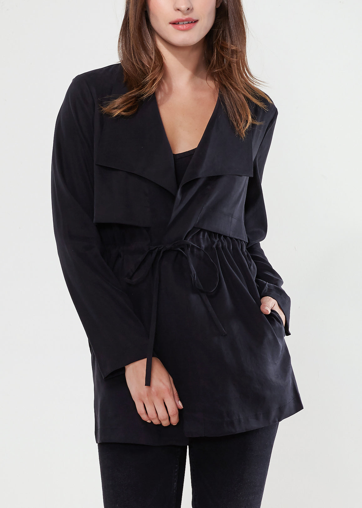 Ro&de Noir Open Front In Black