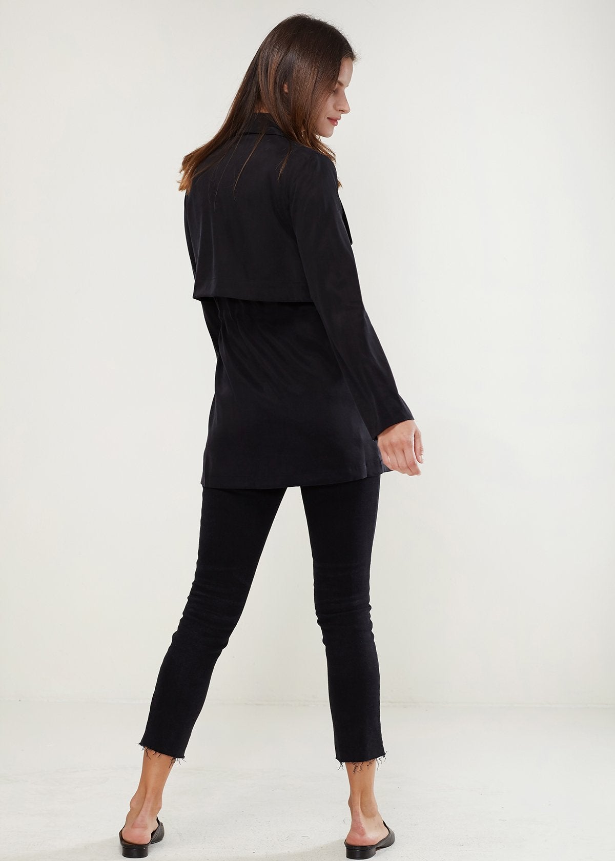 Ro&de Noir Open Front In Black