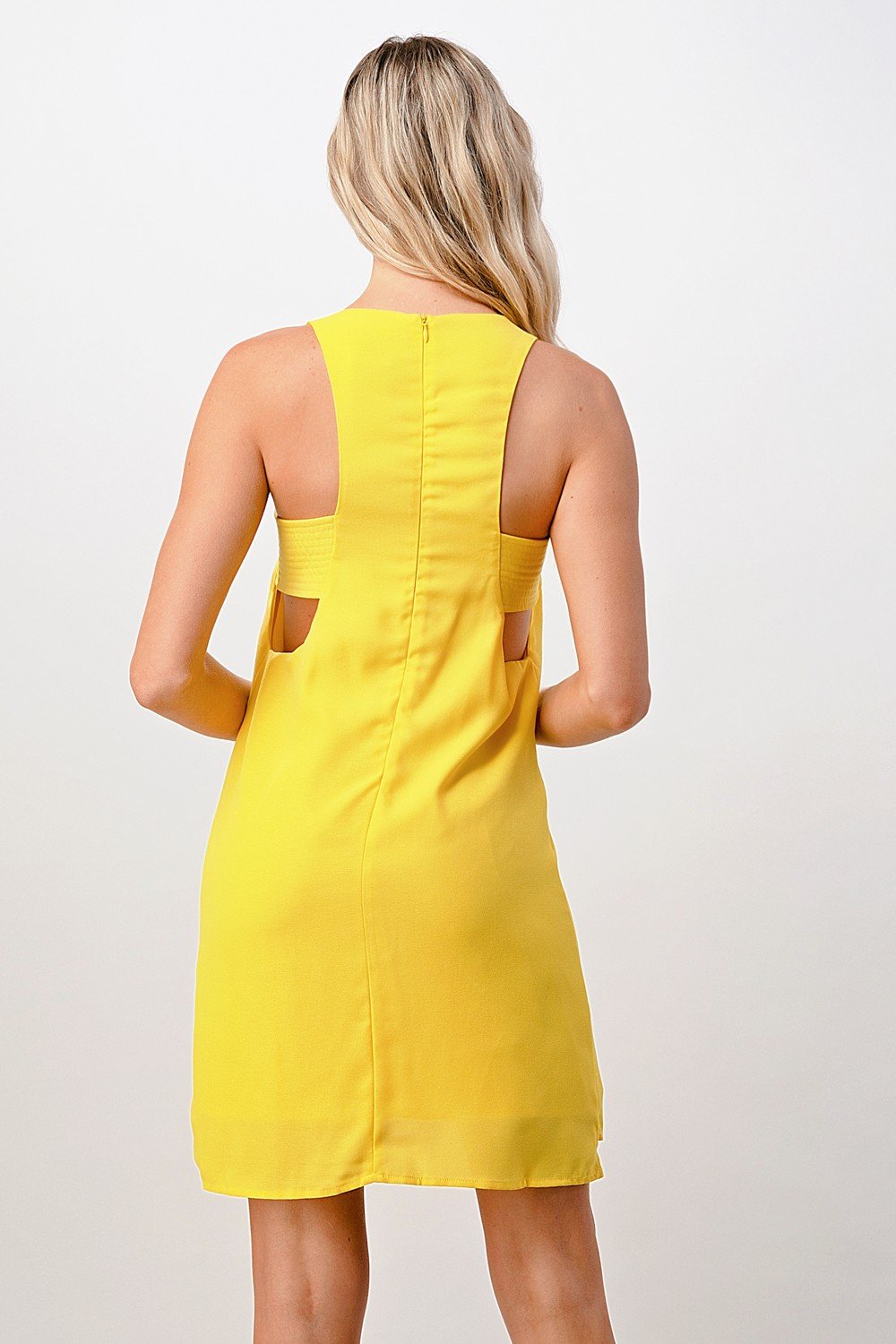 Sleeveless Racerback Shift Dress