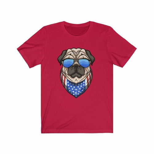 Patriotic Pug T-shirt