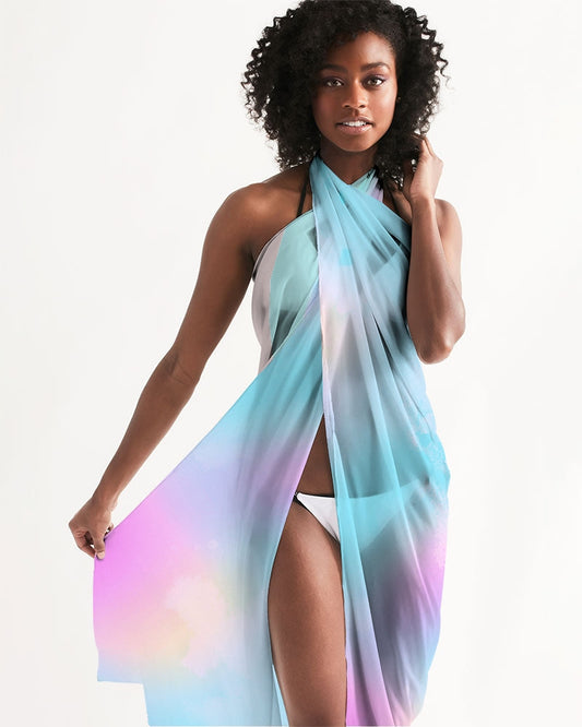 Pastel Horizon Swim Cover Up Sarong