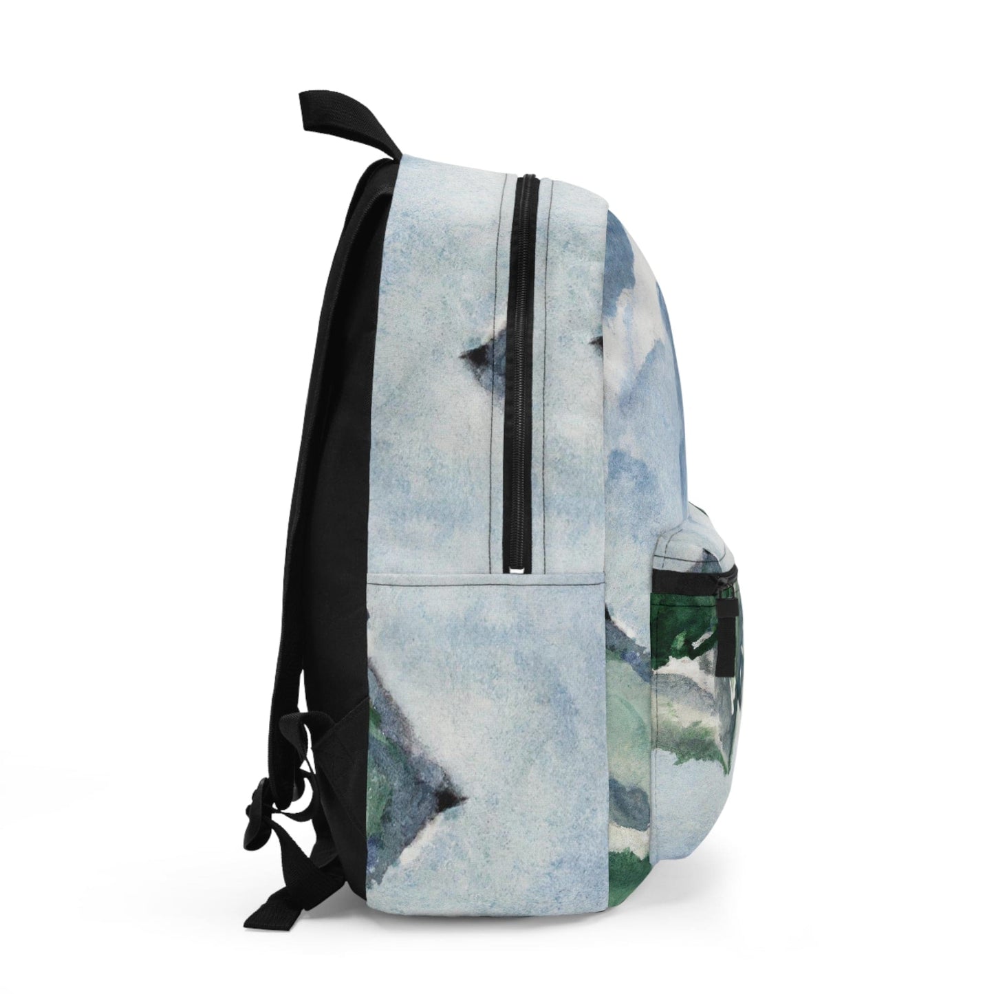 Backpack - Water-resistant Bag - Green Mountainside Nature Landscape
