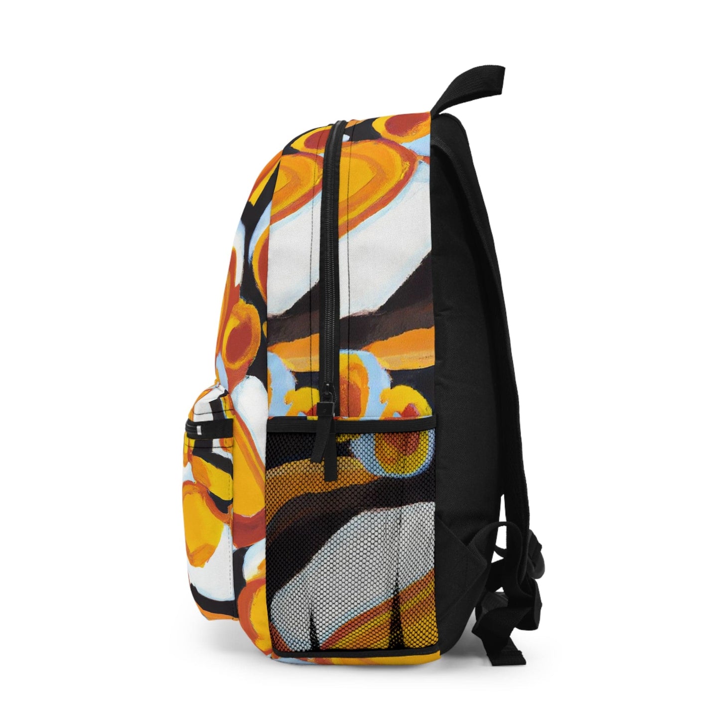 Backpack Work/school/leisure - Waterproof - Orange Black White