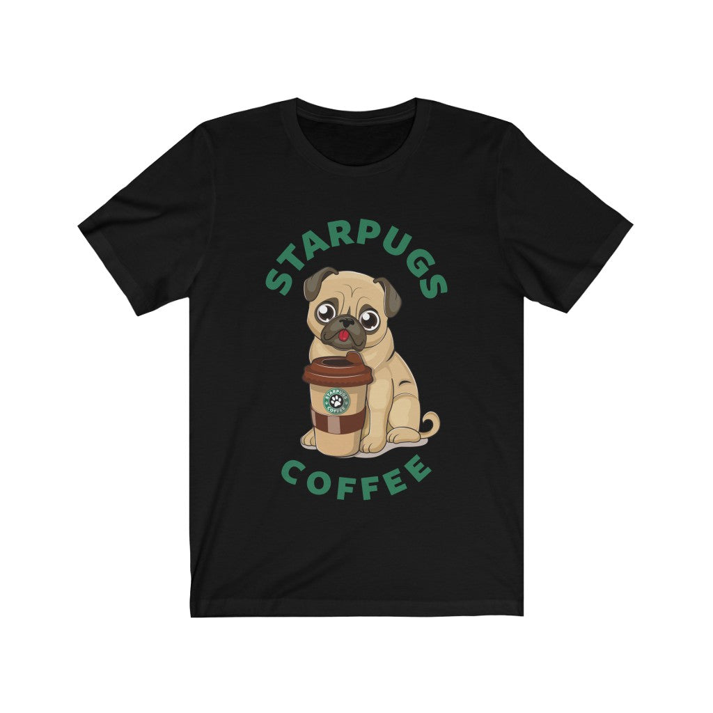 Pug Loves Coffee Dogs Lover T-shirt