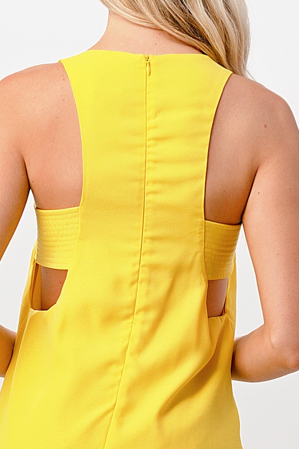 Sleeveless Racerback Shift Dress