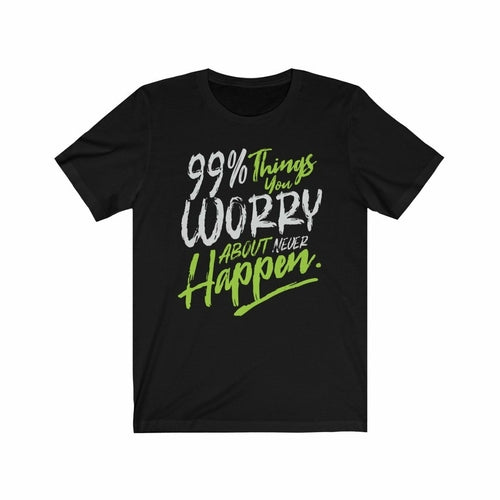 99% Things you Worry about Never Happen